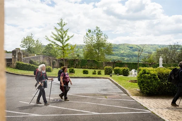 Chemin de St Jacques de Compostelle en Aveyron, hôtellerie de Malet sur le GR65®